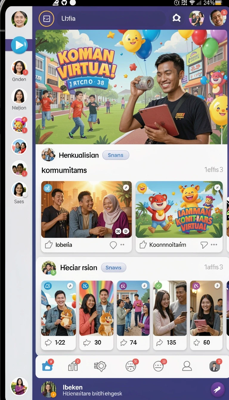 Galeri pratinjau visual xo368 build APK resmi terbaru